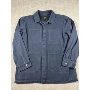 Aether Utility Jacket Men’s Sz XL Canvas Chest & Hand Patch Pockets Snaps